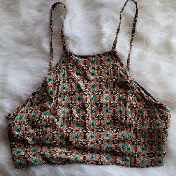 New Run Cinta Run Open Back Crop Top Size 12 - Picture 4 of 6